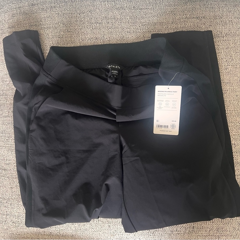 Athleta Brooklyn Ankle Pant in Black